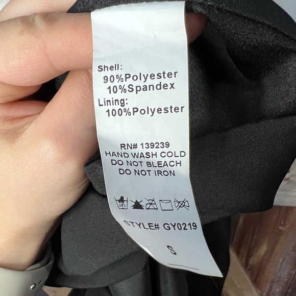 DO+BE NWT Little Black Dress with Side Slit Women’s Small - Picture 2 of 4